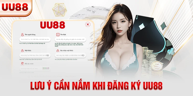Lưu ý cần nắm khi đăng ký UU88 Lưu ý cần nắm khi đăng ký UU88